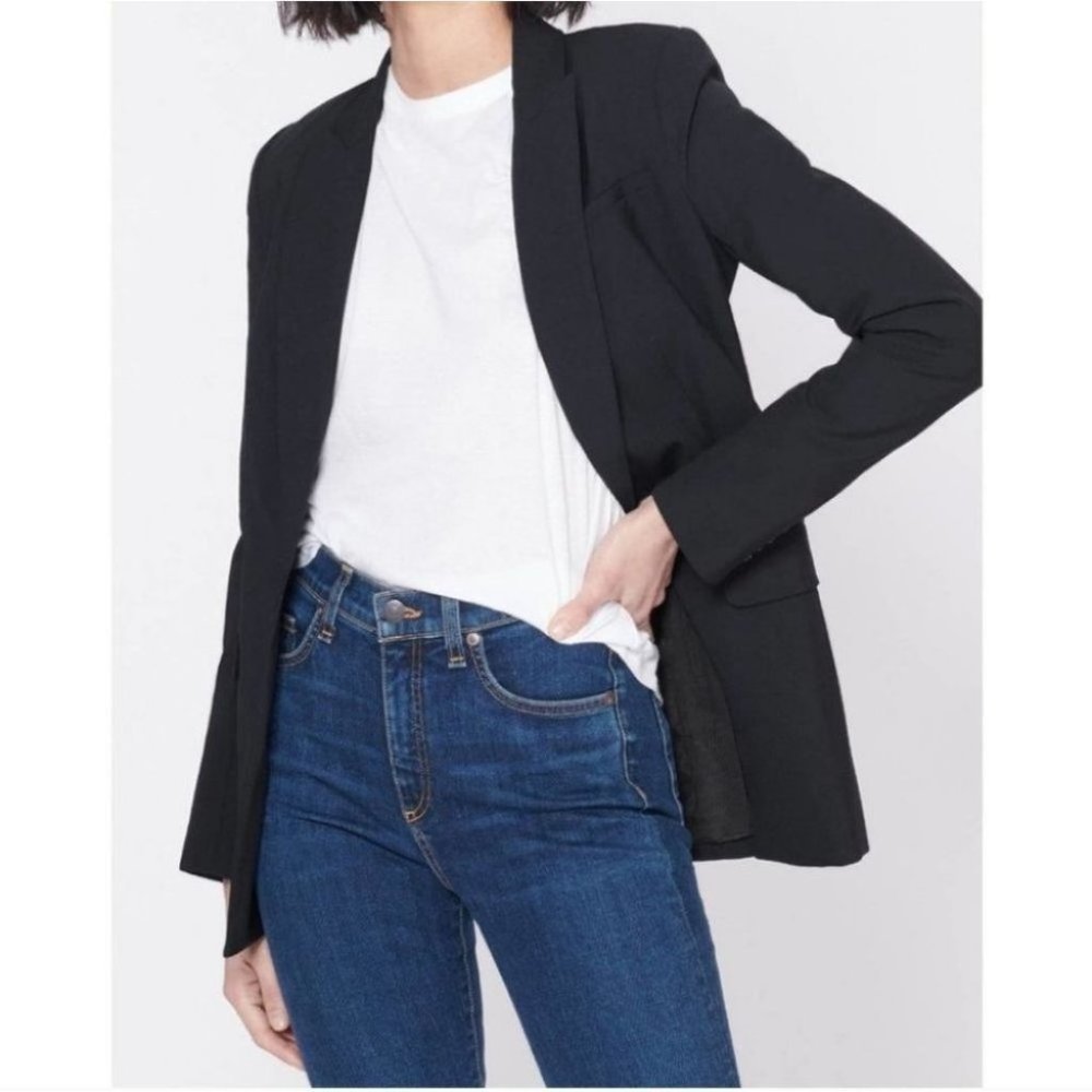NWT! VERONICA BEARD LONG & LEAN Houndstooth DICKEY JACKET Size 8 - Picture 10 of 16